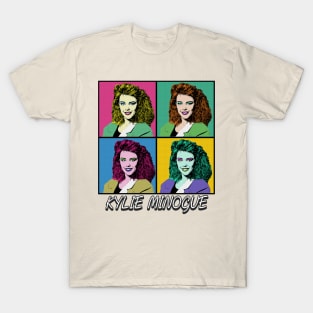 Kylie Minogue 80s Pop Art Style T-Shirt